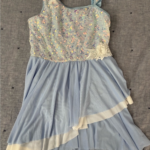 Sparkling Blue Costume Dress-women’s size large - Picture 4 of 15